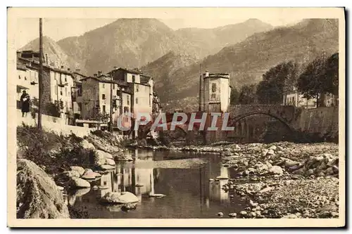 Cartes postales Sospel Vieille Maisons au Bord de la Bevera