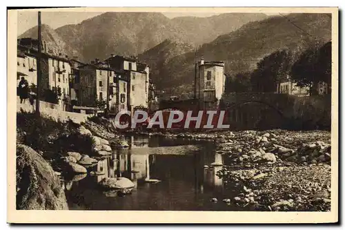 Cartes postales Sospel Vieilles Maisons au Bord de la Bevera