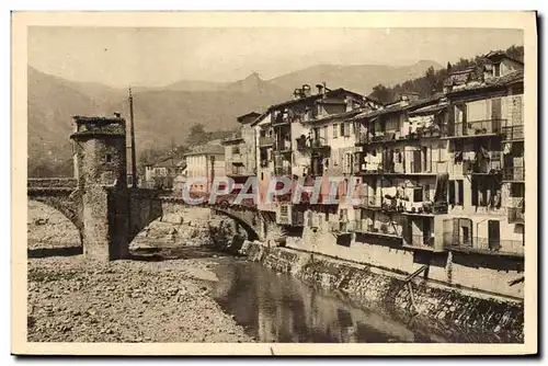 Cartes postales Sospel Vieilles Maisons sur la Bevera