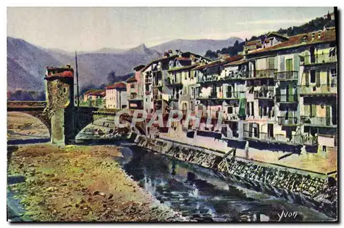 Cartes postales Sospel Vieilles maisons sur la Bevera