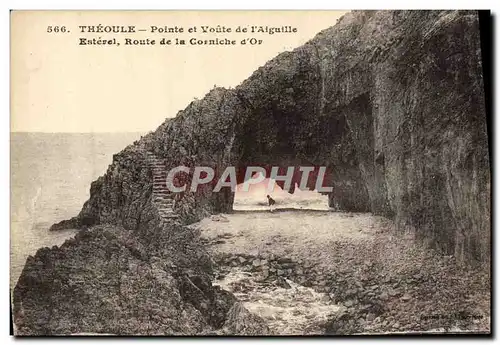 Cartes postales Theoule Pointe et Voute de L&#39Aiguille Esterel Route de la Corniche d&#39Or