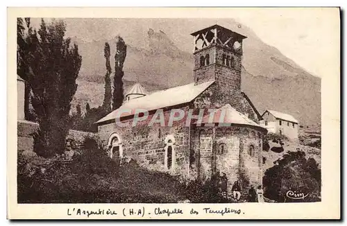 Ansichtskarte AK L&#39Argentiere Chapelle des templiers