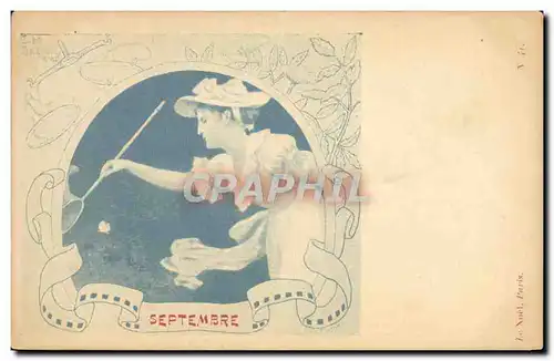 Cartes postales Horoscope Septembre Belier Femme