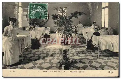 Cartes postales Hopital Beaujon Pavillon Pasteur
