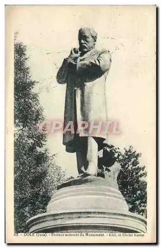 Cartes postales Dole Pasteur sommet du monument