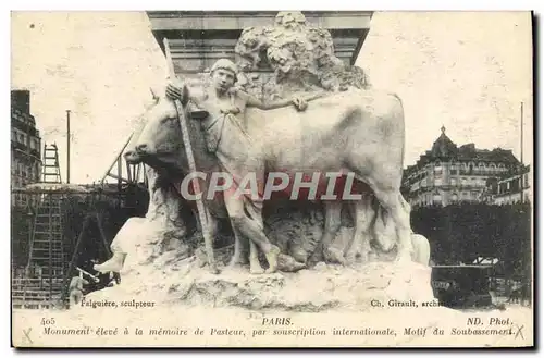 Ansichtskarte AK Paris Monument eleve a la memoire de Pasteur