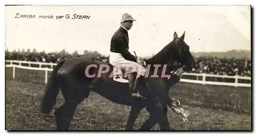 Ansichtskarte AK Cheval Equitation Hippisme Zariba monte par G Stern