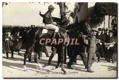 Cartes postales Cheval Equitation Hippisme Massine monte par Sharpe