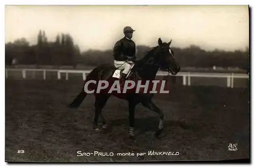 Cartes postales Cheval Equitation Hippisme Sao Paulo monte par Winkfield