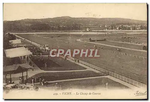 Cartes postales Cheval Equitation Hippisme Vichy le champ de courses