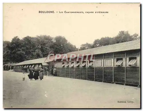 Ansichtskarte AK Cheval Equitation Hippisme Boulogne Les cantonnements Facade exterieure