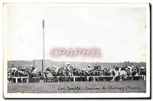 Ansichtskarte AK Cheval Equitation Hippisme Les sports Courses de chevaux Plates