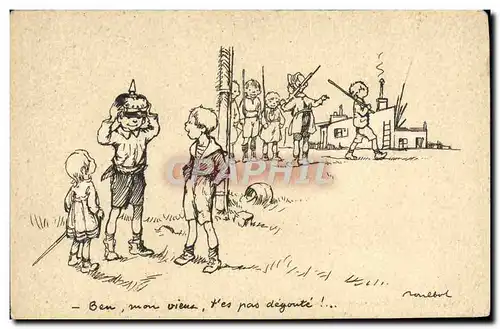 Cartes postales Illustrateur Poulbot Soldat Militaria