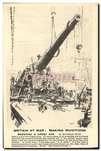 Cartes postales Militaria Britain at war making munitions