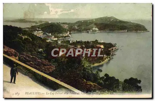 Cartes postales Beaulieu Le Cap Ferrat et la pointe de l&#39hospice Saint Jean