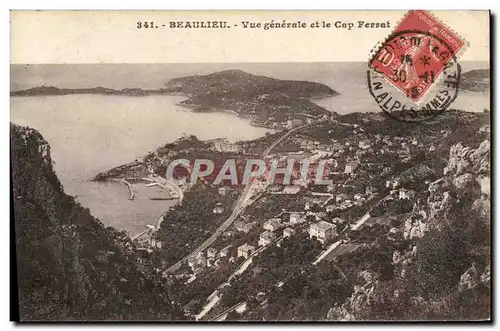 Cartes postales Beaulieu Vue Generale et le Cap Ferrat