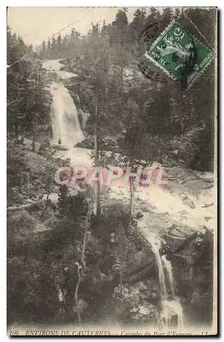 Ansichtskarte AK Environs de Cauterets Cascades du Pont d&#39Espagne