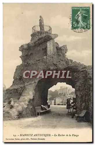 Cartes postales Biarritz Artistique Le Rocher de la Vierge