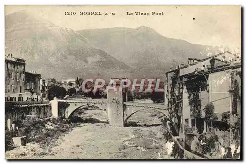 Cartes postales Sospel Le Vieux Pont