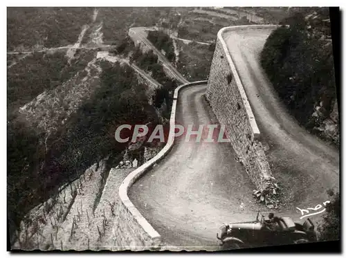 Cartes postales moderne Sospel La Route de Moulinet Automobile