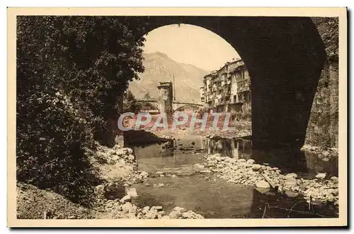 Ansichtskarte AK Sospel Vieilles maisons au bord de la Bevera