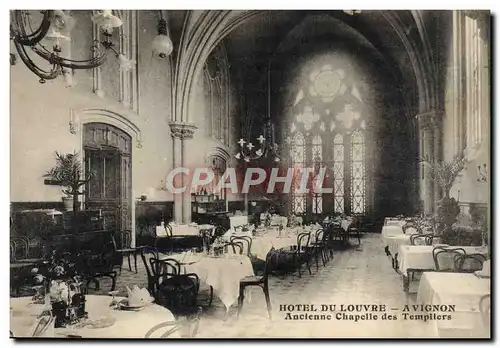 Cartes postales Hotel du Louvre Avignon Ancienne chapelle des templiers