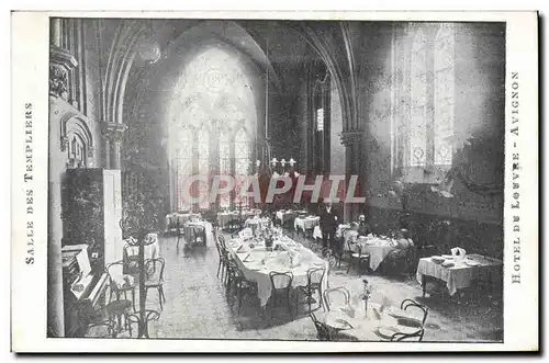 Cartes postales Salle des templiers Hotel du Louvre Avignon