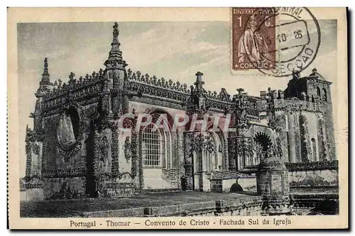 Cartes postales Portugal Thomar Concent de Cristo
