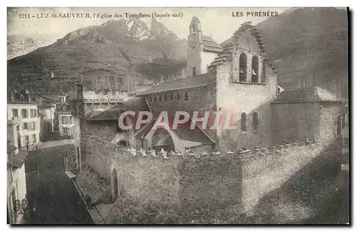 Cartes postales Luz Saint Sauveur Eglise des templiers