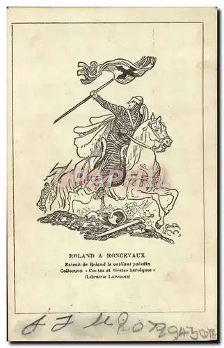 Cartes postales Roland a Ronceavux Croisade
