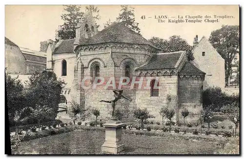 Cartes postales Laon La chapelle des templiers