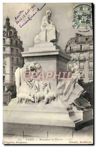 Ansichtskarte AK Paris Monument de Pasteur