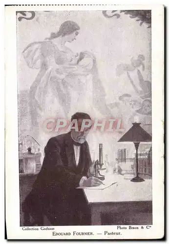 Cartes postales Pasteur Edouard Fournier