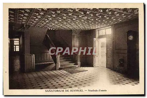 Ansichtskarte AK Sanatorium de Seyssuel Vestibule d&#39entree