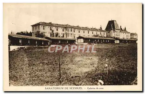 Cartes postales Seyssuel Le sanatorium Galeries de cure