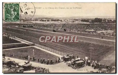 Ansichtskarte AK Cheval Equitation Hippisme Vichy Le Champ de courses vue sur la pelouse