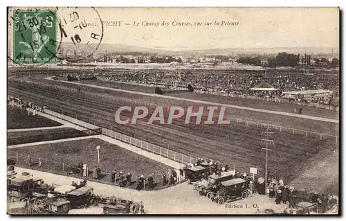 Cartes postales Cheval Equitation Hippisme Vichy Le Champ de courses vue sur la pelouse