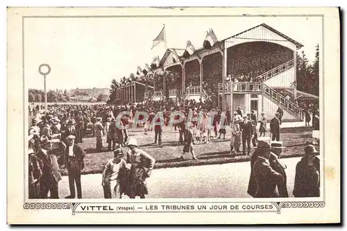 Ansichtskarte AK Cheval Equitation Hippisme Vittel Les tribunes un jour de courses