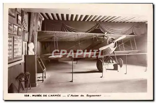 Cartes postales Militaria Paris Musee de l&#39armee Avion de Guynemer