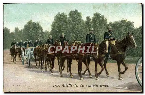 Cartes postales Militaria Artillerie La nouvelle tenue