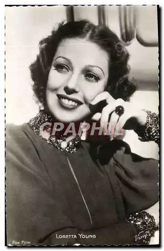 Moderne Karte Cinema Loretta Young