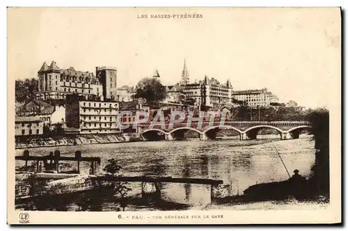 Cartes postales Pau Vue Generale Sur Le Gave