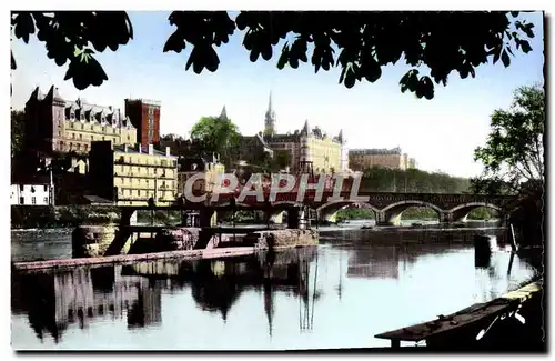 Cartes postales moderne Pau le chateau Henri IV vu de la rive gauche du Gave