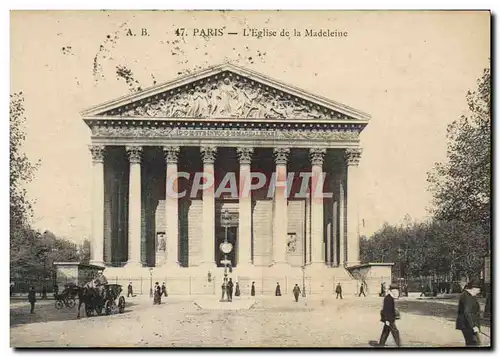 Cartes postales Paris L&#39Eglise de la Madeleine