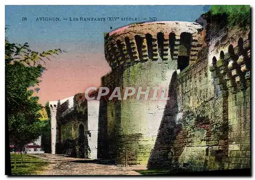 Cartes postales Avignon Les Remparts