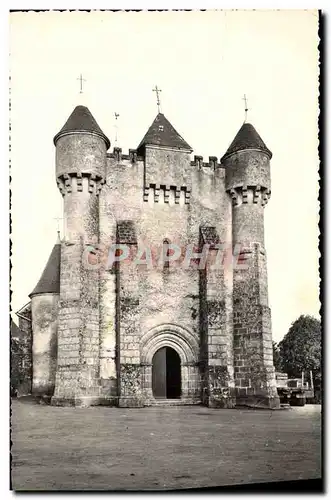 Moderne Karte Lourdoueix St Michel Eglise Fortifiee Datant des 11eme et 15eme