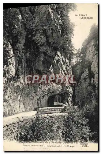 Cartes postales Route et tunnels des Grands goulets