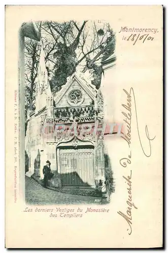 Cartes postales Montmorency le Les derniers Vestiges du Monastere des templiers