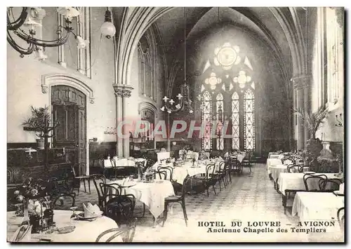 Cartes postales Hotel Du Louvre Avignon Ancienne Chapelle des Templiers