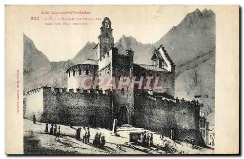 Cartes postales Luz L'Eglise Des Templiers Dans son Etat Primitif